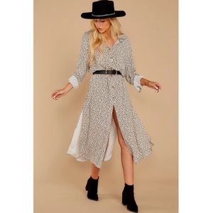 Aura Newest Obsession Leopard Print Dress